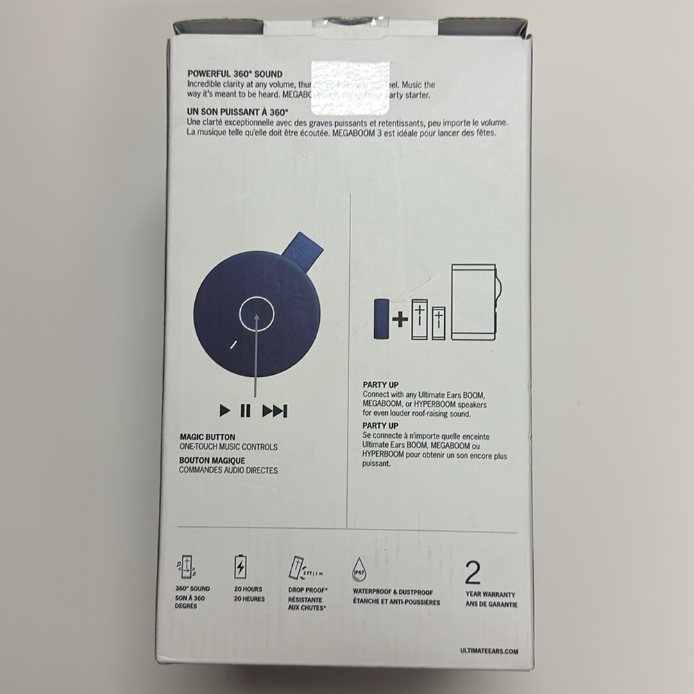 Ultimate Ears MEGABOOM 3 Portable Wireless Bluetooth Speaker - Picture 4 of 4